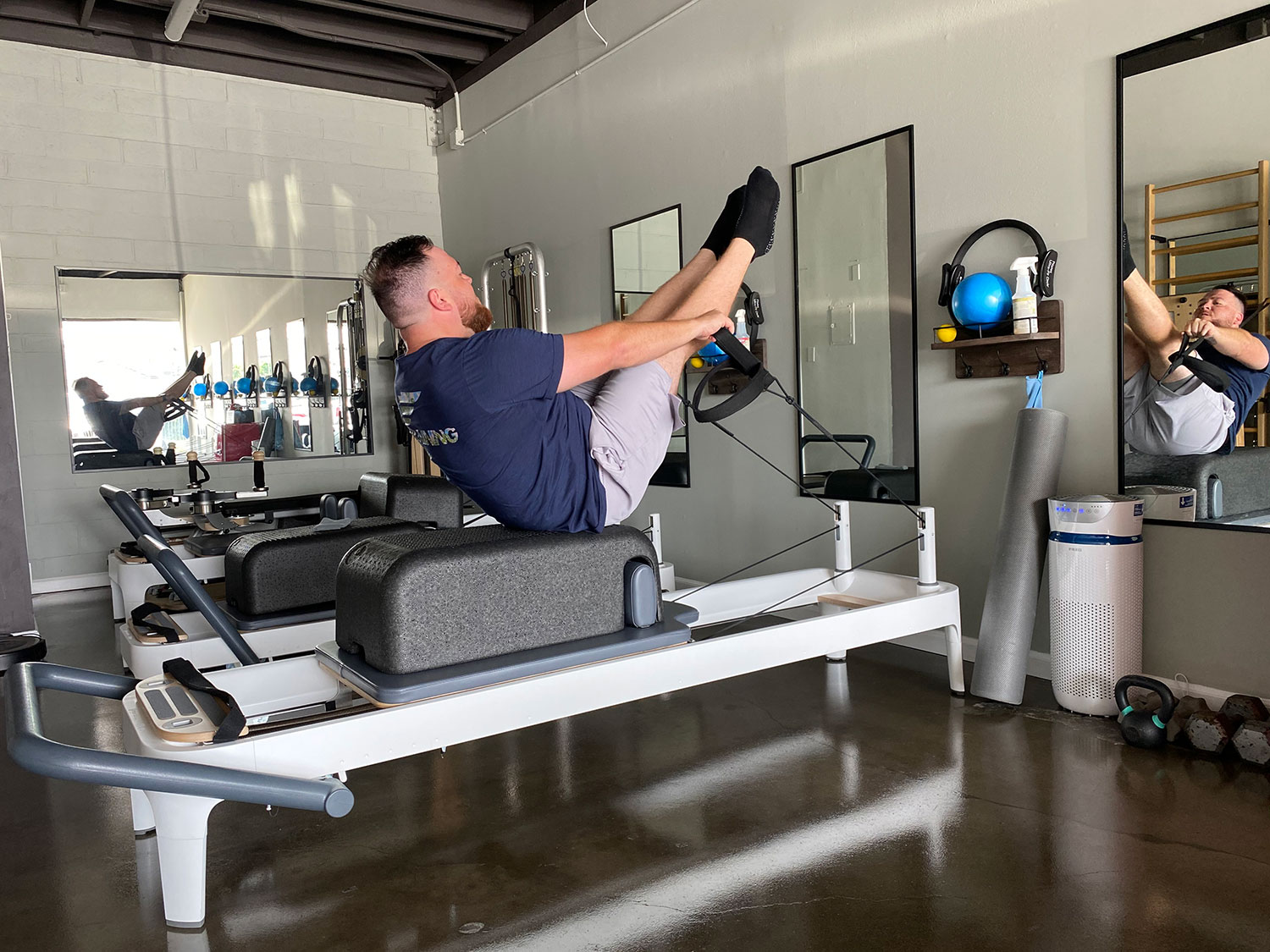 Man at Pilates Effects